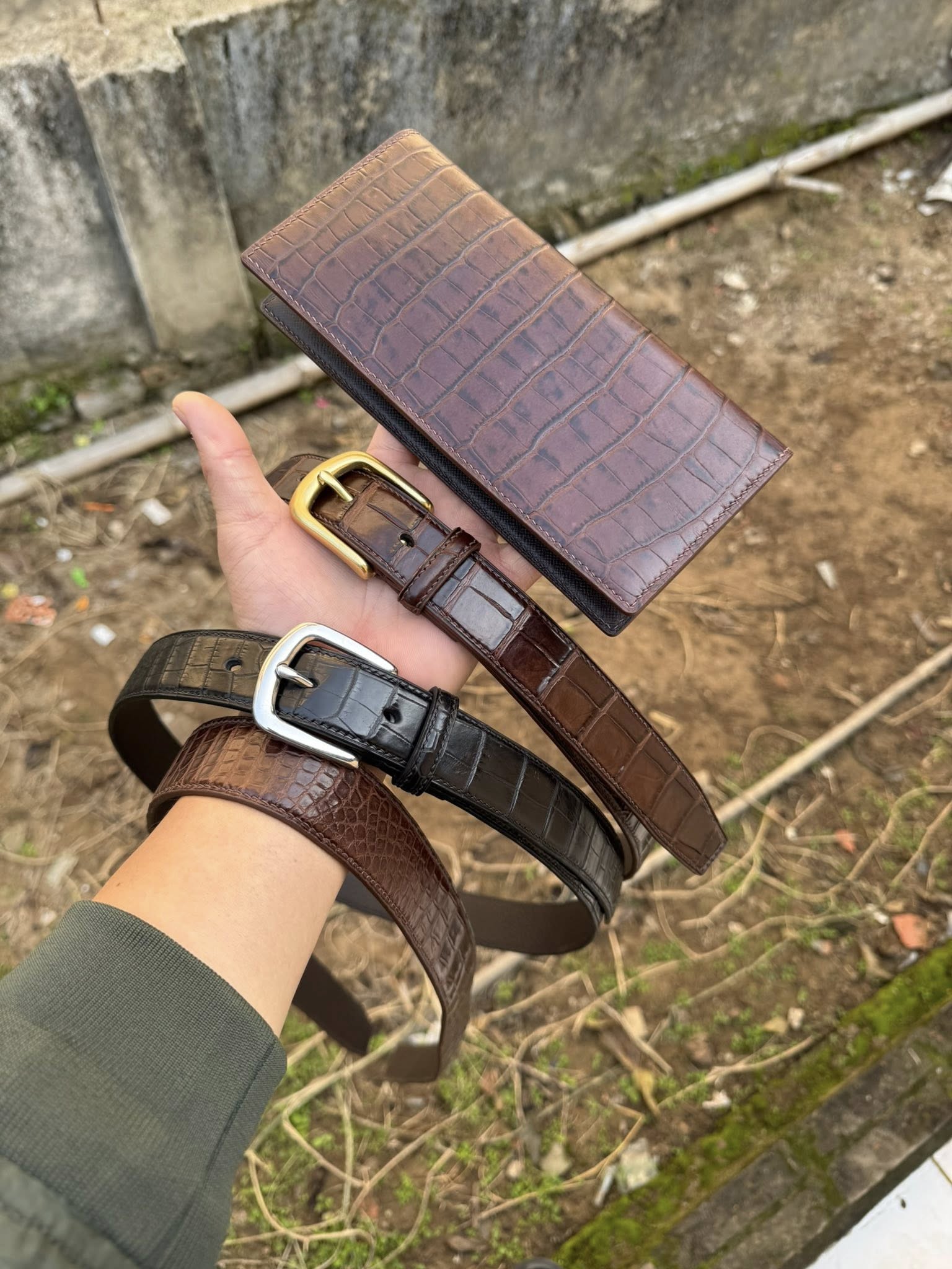 Thắt lưng cá sấu
